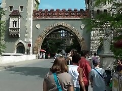 Awesome public sex adventure with hot babe