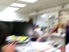 Birthday Party In Office With Male Strippers
