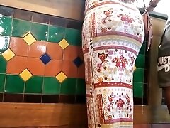 Creep Shots jiggle ebony donkey booty at Felipe's