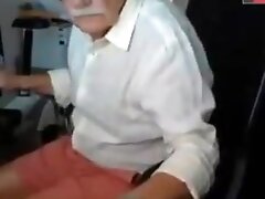 Grandpa cock show