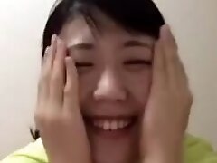 Asian college girl periscope downblouse boobs