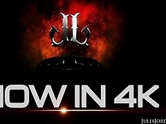 Natural Beauty Evelyn Claire Finds Out How Big Manuel Really Is - Exclusive Scene - JulesJordan