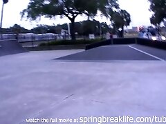 SpringBreakLife Video: Flashing At The Skate Park